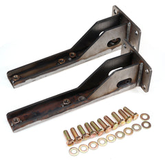 2PCS 1/4" Rear Bumper Bar Brackets Support Mount