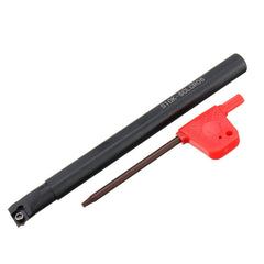 10mm Shank Lathe Turning Tool Holder Boring Bar with 10pcs CCMT060204 Carbide Inserts