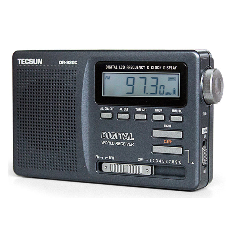 FM MW SW 12 Band Digital Clock Alarm Radio Receiver