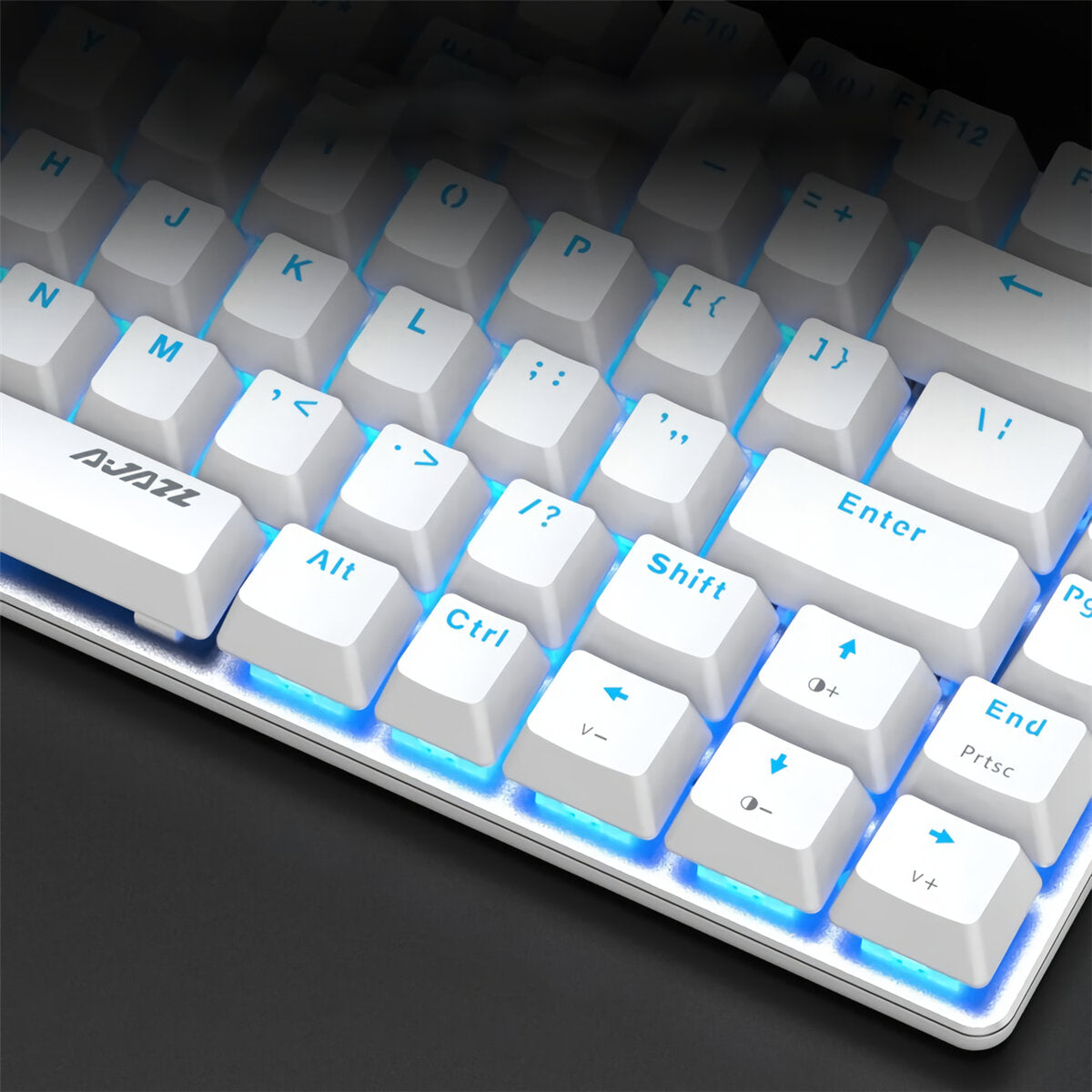 82 Keys Wireless Mechanical Keyboard USB Wired / Bluetooth 5.0 Dual Mode Red Switch Blue Backlight Gaming Keyboard For Computer PC Laptop Gamer