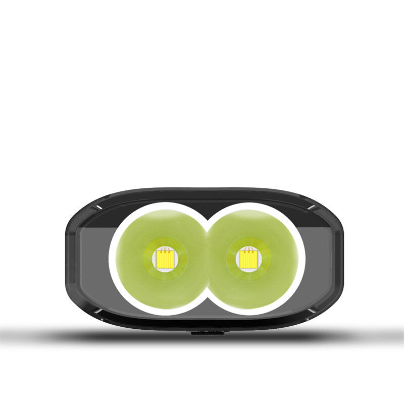 Bike Headlight 4 Modes 4000mAh USB Rechargeable Waterproof Bicycle Flashlight Power Bank Bike Light Outdoor Cycling