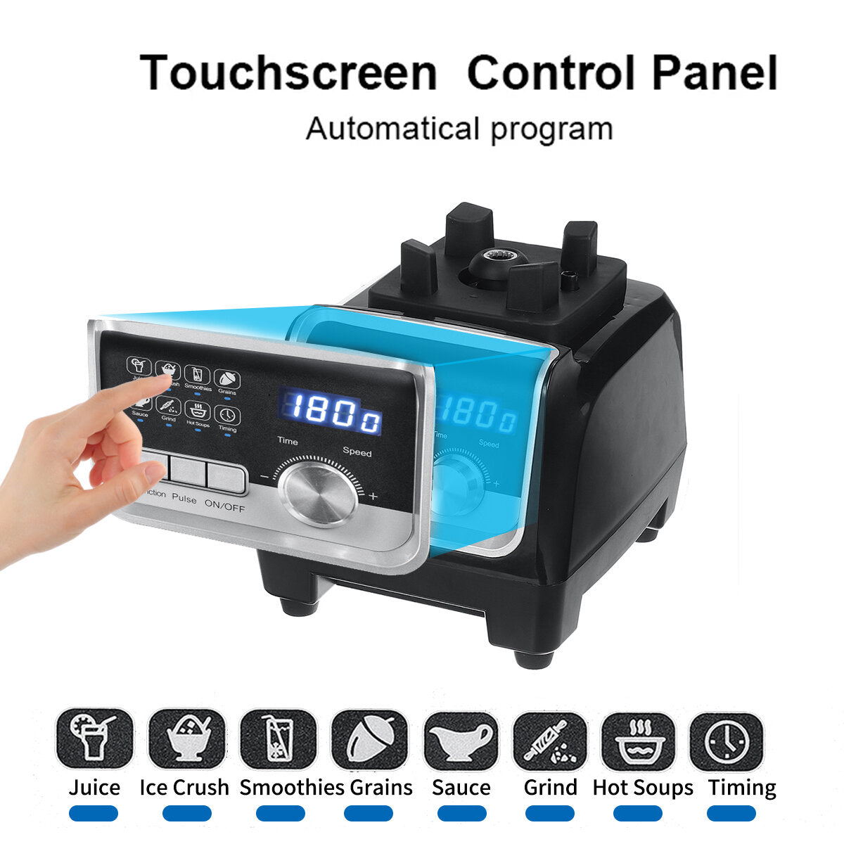 2L Automatic Touchpad Professional Blender Mixer Juicer