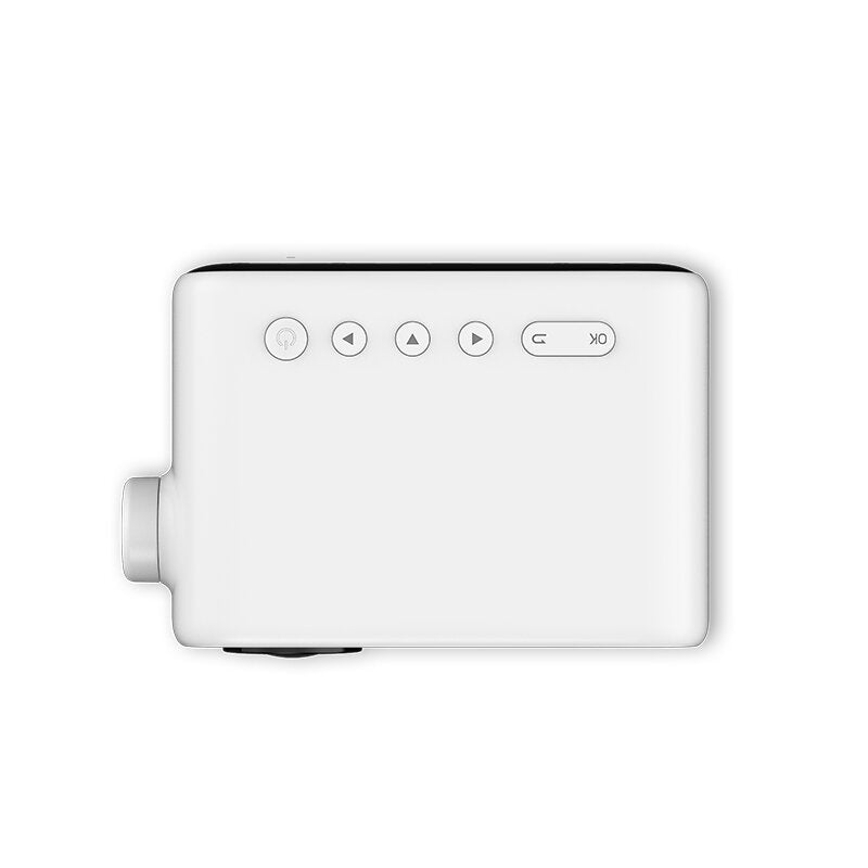 Mini LED Projector 1080P Supported 16:9 Phone Same Screen Mirroring Portable Projector for Outdoor Movie Home Theater Entertainment