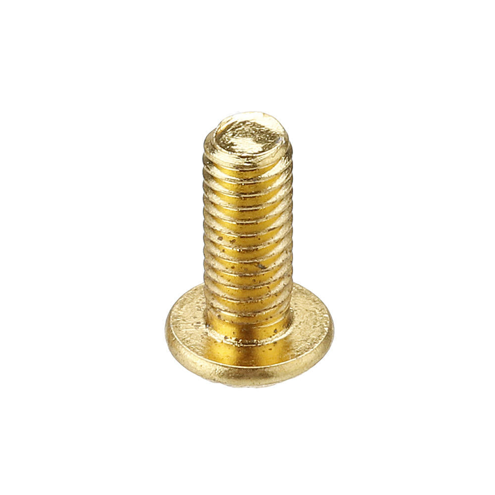 50Pcs Titanium Plated M2.5 Hex Socket Button Head Screws Alloy Steel 12.9 Grade Screw Bolt 5-14mm