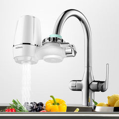 Faucet Water Filter & Elements Washable Filtration Kitchen Basin Tap Purifier Fit Most Faucets