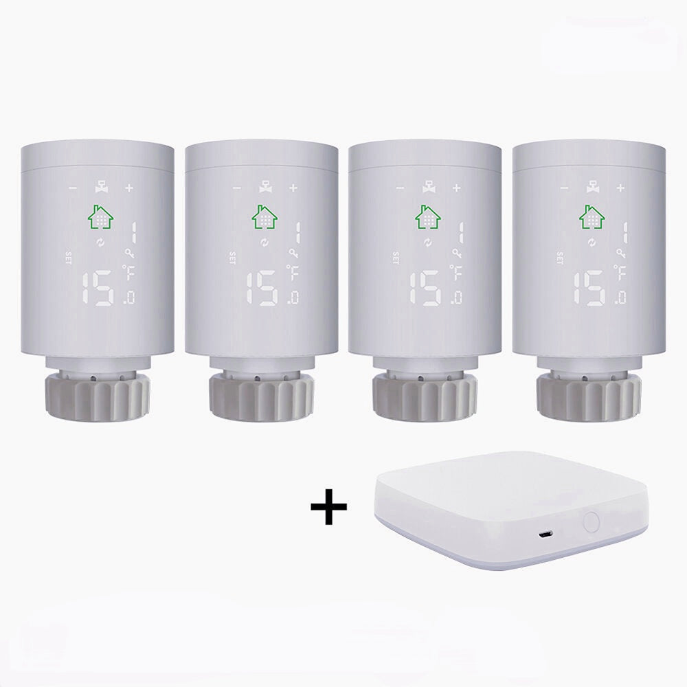 Smart Radiator Actuator Programmable Thermostatic Radiator Valve Temperature Controller Voice Control via Alexa