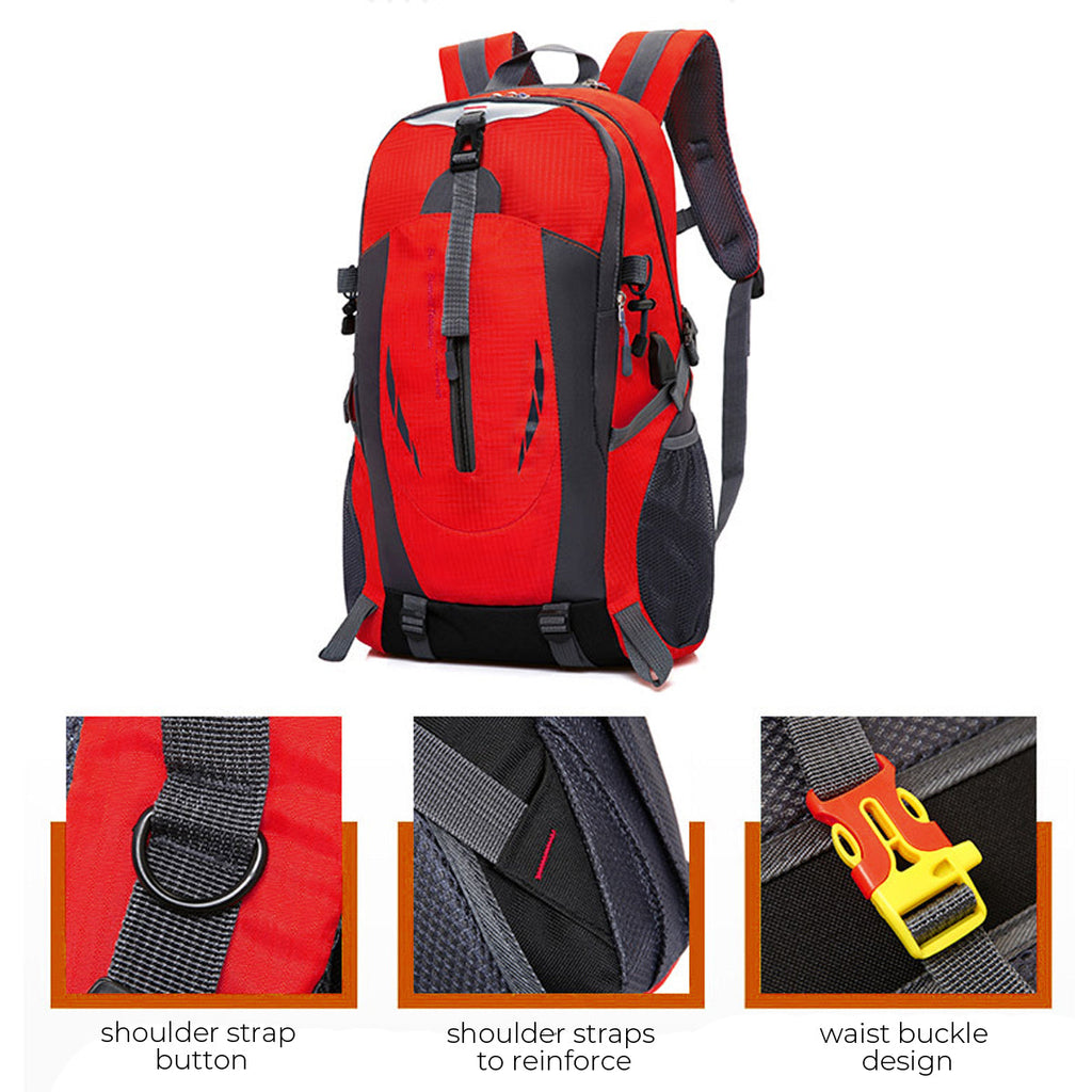 Water-proof Backpack Large Capacity USB Charging Corful Outdoors Travel Laptop Bag for 15.6 inch Notebook