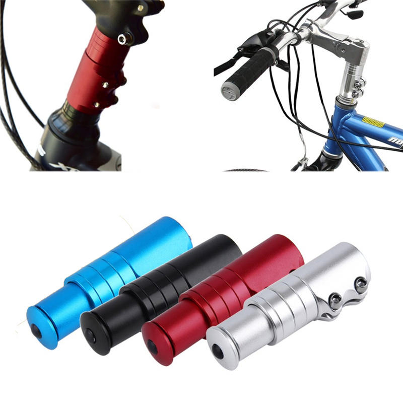Road Mountain Bike Fork Stem Extender Aluminum Alloy Bicycle Handlebar Riser Metal Cycling