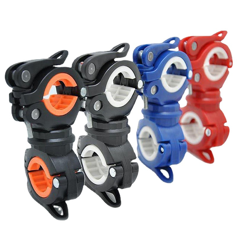 360 Angle Rotation Bike Flashlight Mount Holder Clip Multifunction Light Stand Fixing Stand