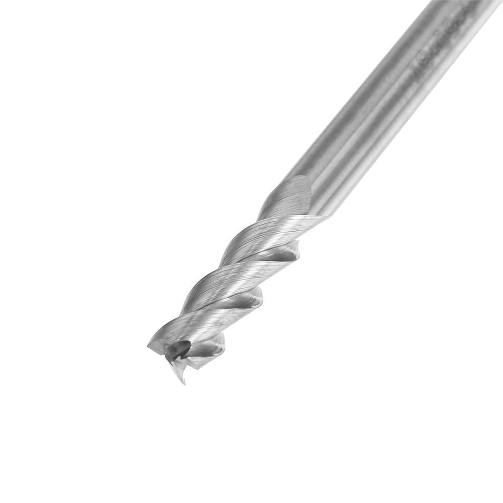 10pcs 5mm HRC58 3 Flutes End Mill Cutter Tungsten Carbide CNC Milling Cutter Tool for Aluminum