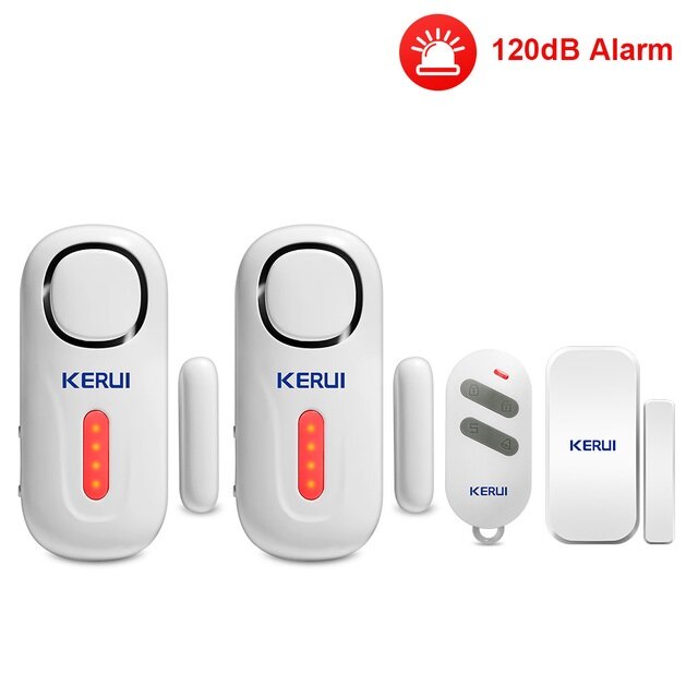 Wireless Door Window Entry Security Burglar Sensor Alarm PIR Magnetic Smart Home Garage System Remote Control