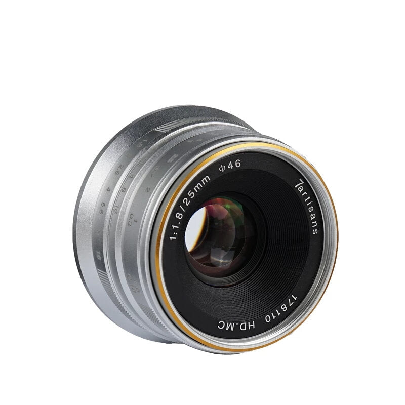 25mm F1.8 Prime Lens for Sony E Mount for Fujifilm for Canon EOS-M Mout Micro 4/3 Cameras A7 A7II A7R for Panasonic for OLYMPUS epm1