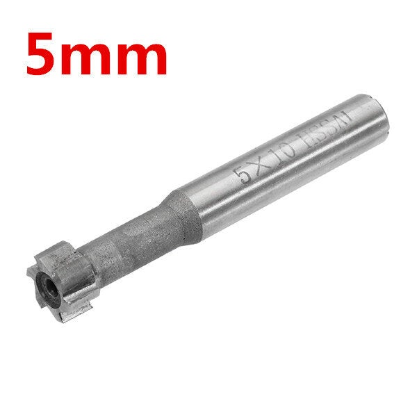 10x3/4/5x60mm HSS T-slot End Mill Milling Cutter 6 Teeth