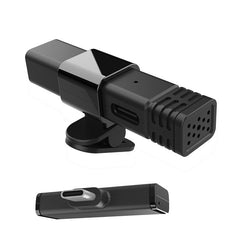 Wireless Microphone Low Latency Portable Audio Video Recording Plug-Play Lapel Mic