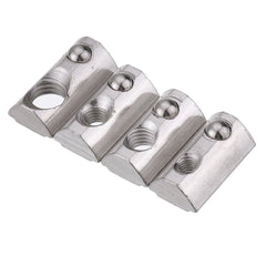 50pcs 40 Series T Slot Elastic Nut Round Roll Spring Nut for 40 Series Aluminum Profile