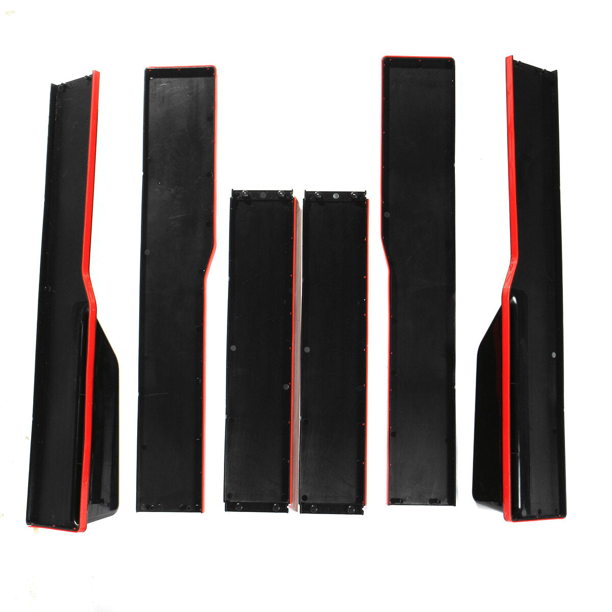 2m Universal Side Skirts Extensions Splitters Green Line For Infiniti