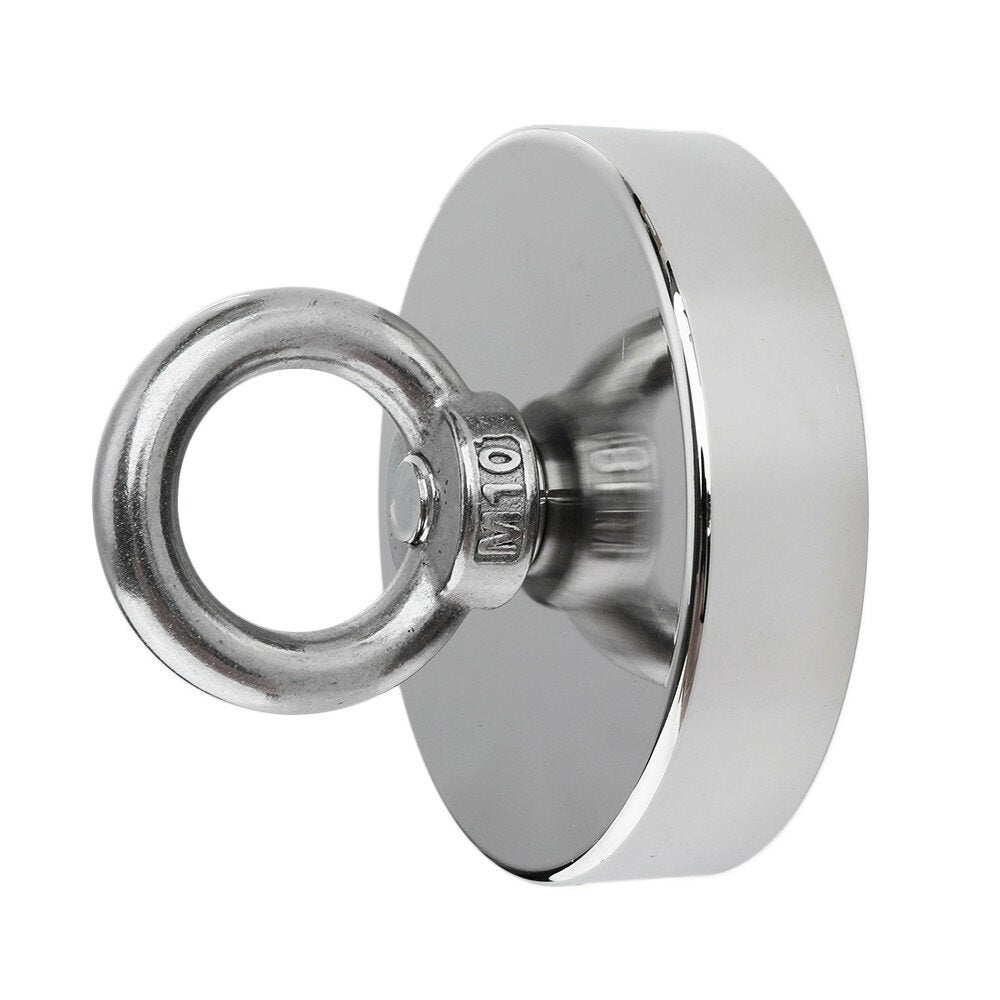 25mm-120mm 35-600Kg Neodymium Fishing Magnet Salvage Recovery Magnet + 10M Rope For Detecting Metal Treasure