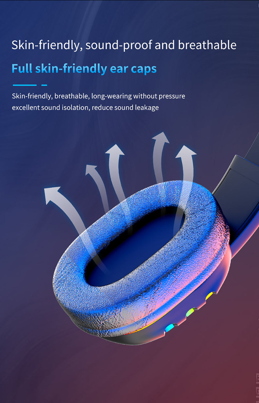 Gaming Headset 7.1Virtual Surround Sound 40mm Driver Unit Brilliant RGB LED Light Noise Reduction Mic for PS3/4 PC Laptop