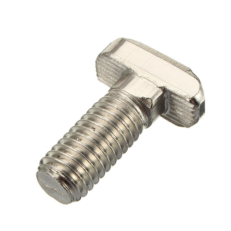 10Pcs M8 40 T-Bolt Carbon Steel European Standard Screws