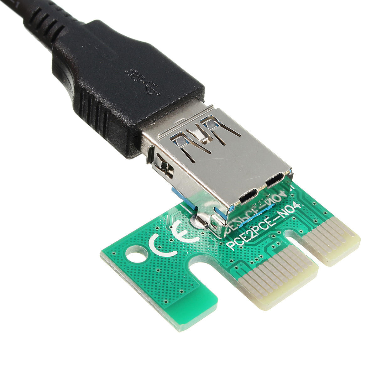 USB 3.0 PCI-E Express 1x to16x Extension Cable Extender Riser Card Adapter SATA Cable