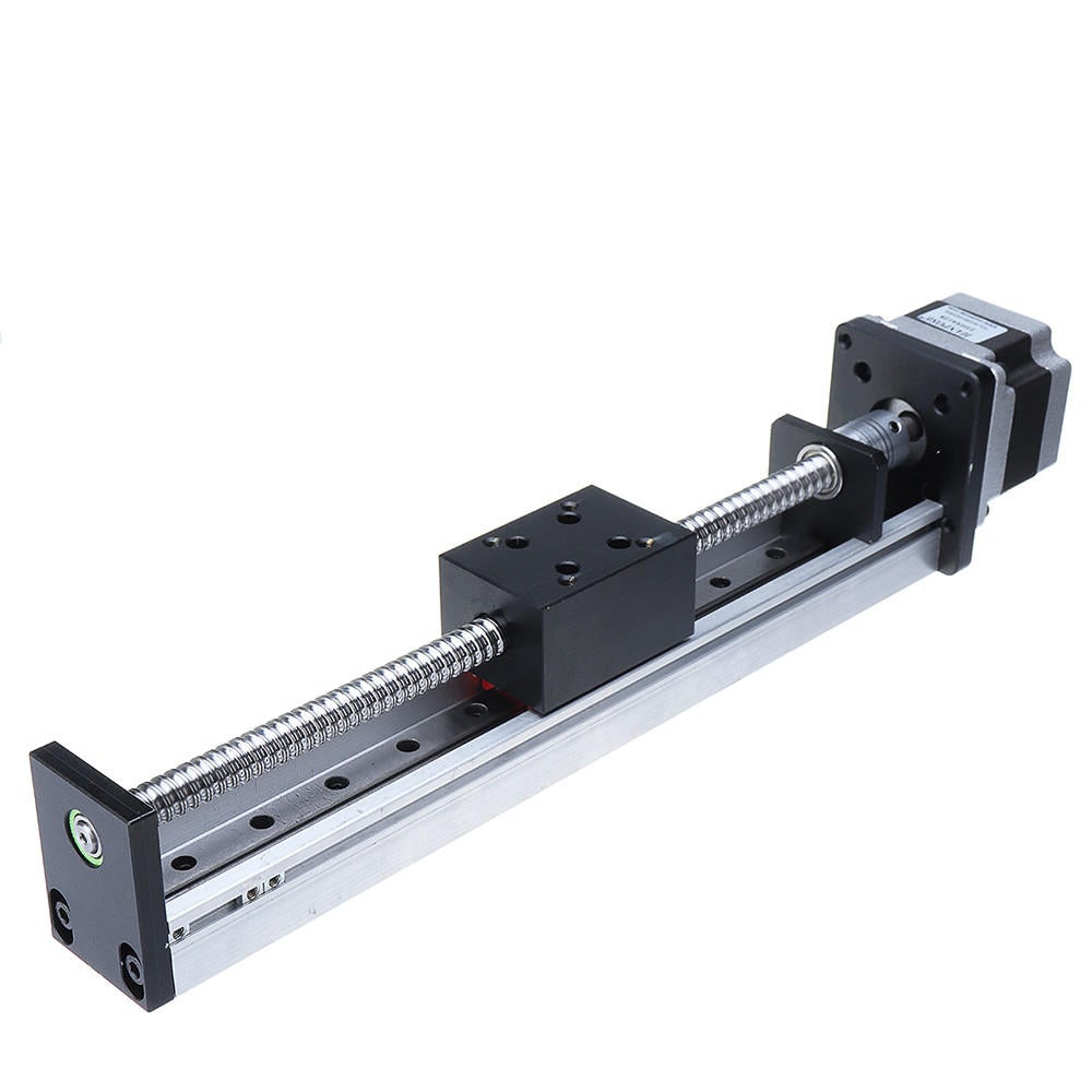 Upgraded 100-600mm Linear Actuator Ballscrew Linear Module Linear Guide with Stepper Motor for CNC 3D Printer