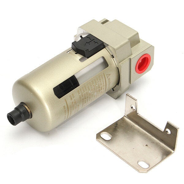 Air Filter 1/2" Air Inline Drain Filter Compressor Water Moisture Trap Separator
