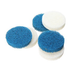 8pcs 4 Inch Bathroom Kitchen Drill Cleaning Brush Pads Scouring Pad For Bathtubs Tile