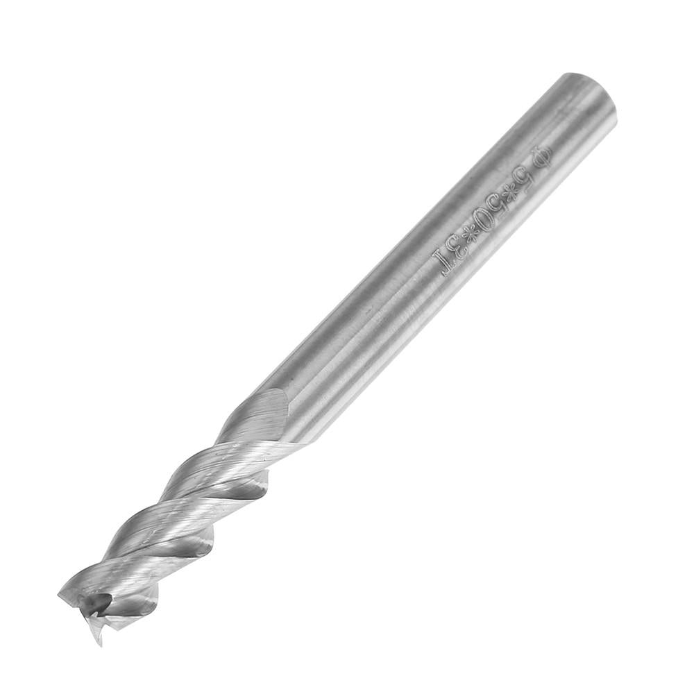 10pcs 5mm HRC58 3 Flutes End Mill Cutter Tungsten Carbide CNC Milling Cutter Tool for Aluminum