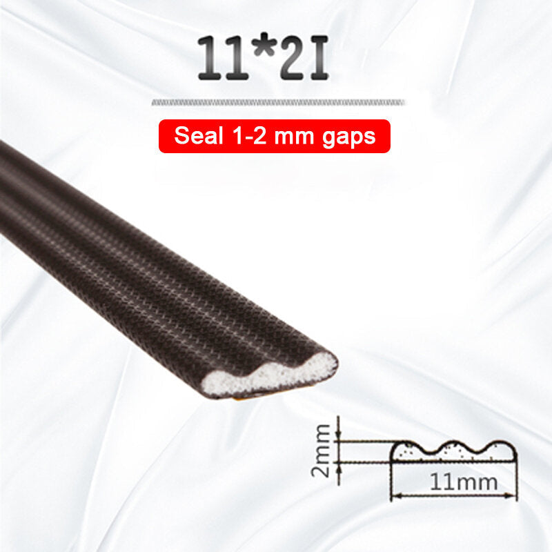 5m Self Adhesive Soundproof Foam Door Window Seal Acoustic V Type Sealing Strip Weather Stripping Gap Filler