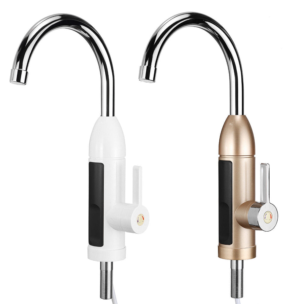 360 Electric Heater LED Faucet Tap Instant Hot Water Bathroom Kitchen Fast Heat