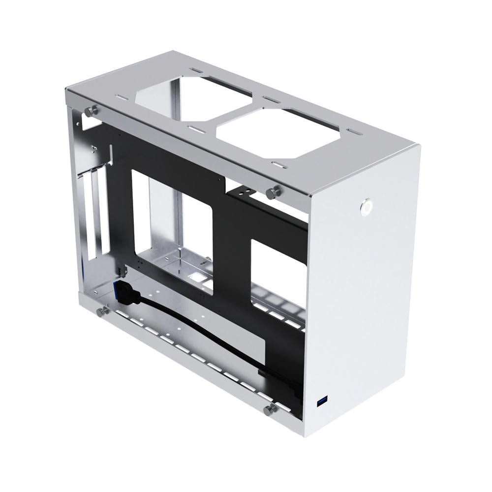 Aluminum Alloy Tempered Glass ITX Computer Case Mini Case