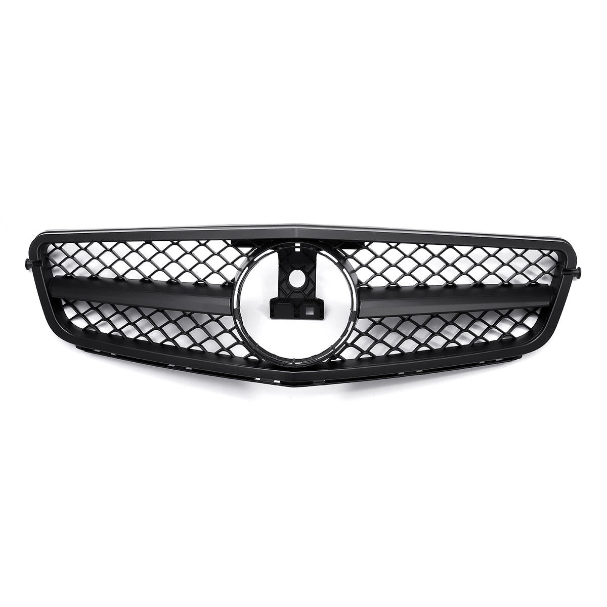 C63 AMG Style Front Upper Grille Grill For Mercedes Benz C Class