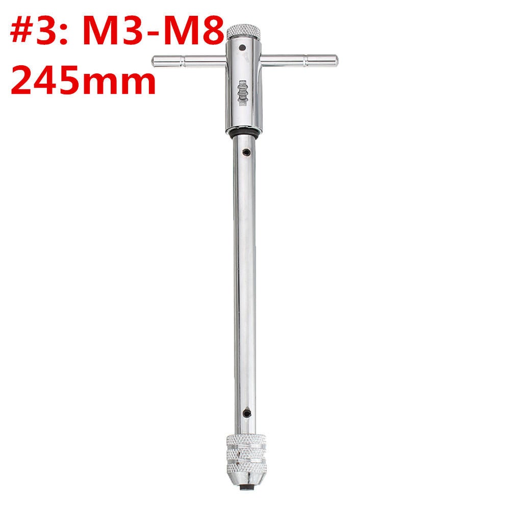 T-handle Screw Tap Handle M3-M8 M5-M12 Standard and Extended Length Tap Wrench Hand Tapping Tool