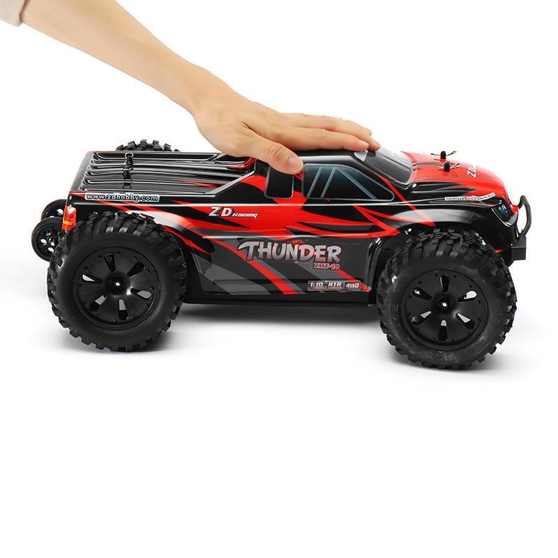 Racing Thunder 2.4G 4WD Brushless 70KM/h Racing RC Car Off-Road Truck RTR Toys