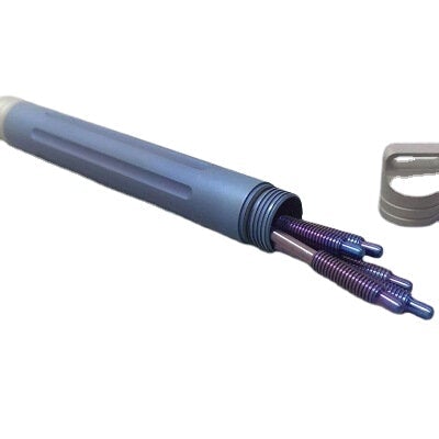 Titanium Emergency EDC Storage Box Lightweight Survival Case Capsule Pill Holder