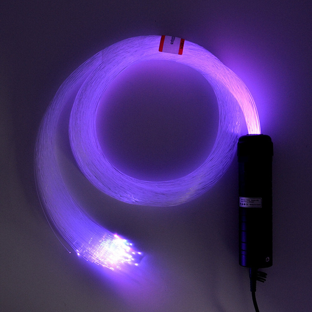 2M DC12V 6W RGB Car Roof Star Lights LED Fiber Optic Ceiling Light Support Voice Control Mobile APP Control Remote Control