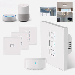 Smart Light Touch Switch With Two Way Control,APP Remote Control,Timer-Function,Voice Control Work with S3 Hub Compatible With Aleax Google Assistant