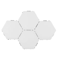 4x Modular LED Touch Wall Lamp Hexagonal Honeycomb Magnetic Quantum Night Light