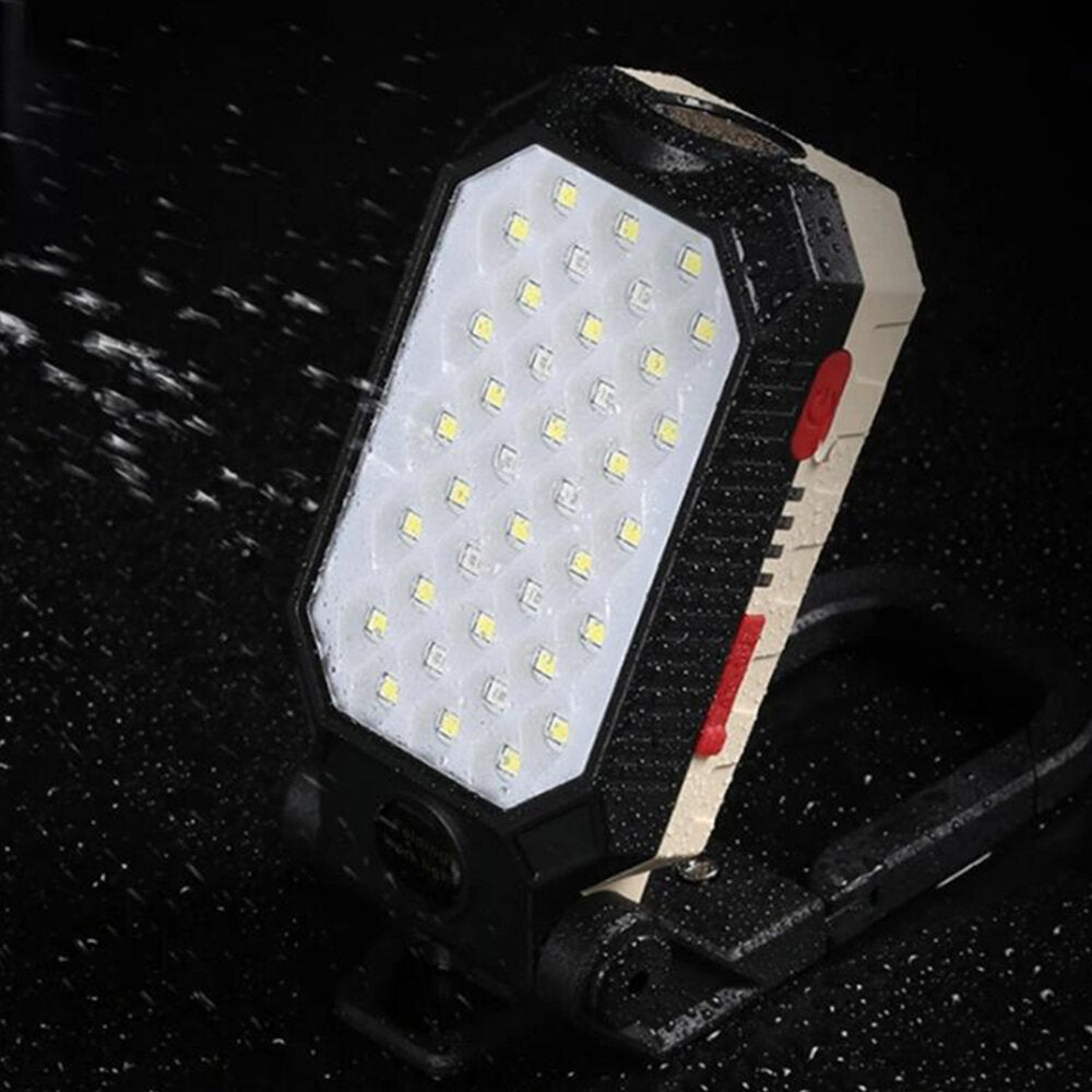 LEDs Ultra Bright Foldable Camping Lamp Super Bright Portable Survival Lanterns With Magnet Bracket Outdoor Waterproof Emergency Work Light