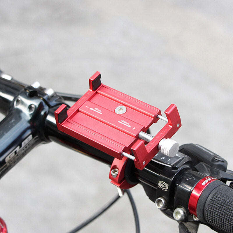 Adjustable Bicycle Phone Holder GPS Bracket MTB Mountain Bike Handlebar Anti-Slip Stand for 3.5" to 6.2" Phones11