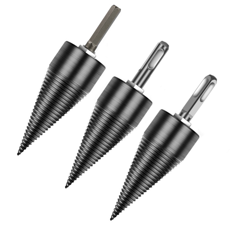 32-45mm Kindling Firewood Splitter Drill Bit Split Wood for Electric Hammer