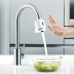 Automatic Sense Infrared Unplugged Induction Touchless Water Saver Device For Kitchen Bathroom Sink Faucet