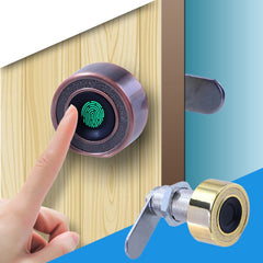 Smart Fingerprint Cabinet Lock IP65 Waterproof and Dustproof Electronic Zinc Alloy Home Office Locker