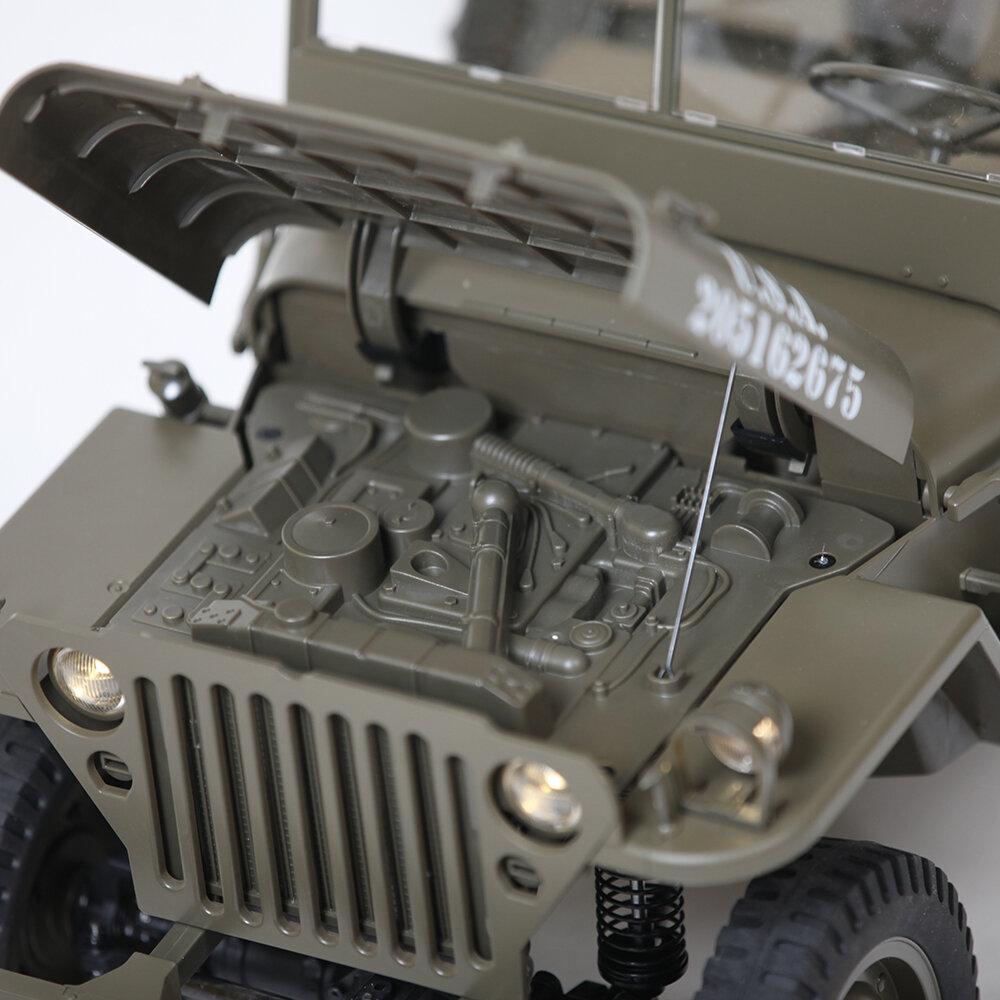 2.4G 2CH 1941 MB SCALER RC Car Waterproof Vehicle Models Fully Proportional Control Without Transmitter Receiver