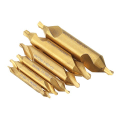 HSS Titanium Coated Center Drill Bit 1/1.5/2/2.5/3/5mm 60 Degree Countersink Drill Bit