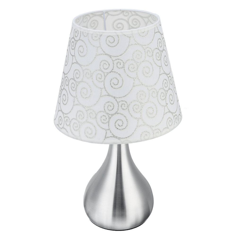 American Creative Iron Art Bedside Desk Lamp for Bedroom Dresser Living Room Kids Room College Dorm