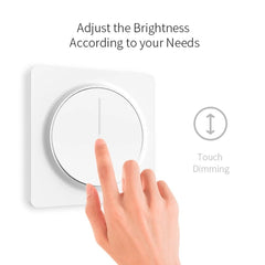 LED Dimming Control Panel Rotay Dimmer Switch Knob Light Brightness Controller Work with Alexa Google Home