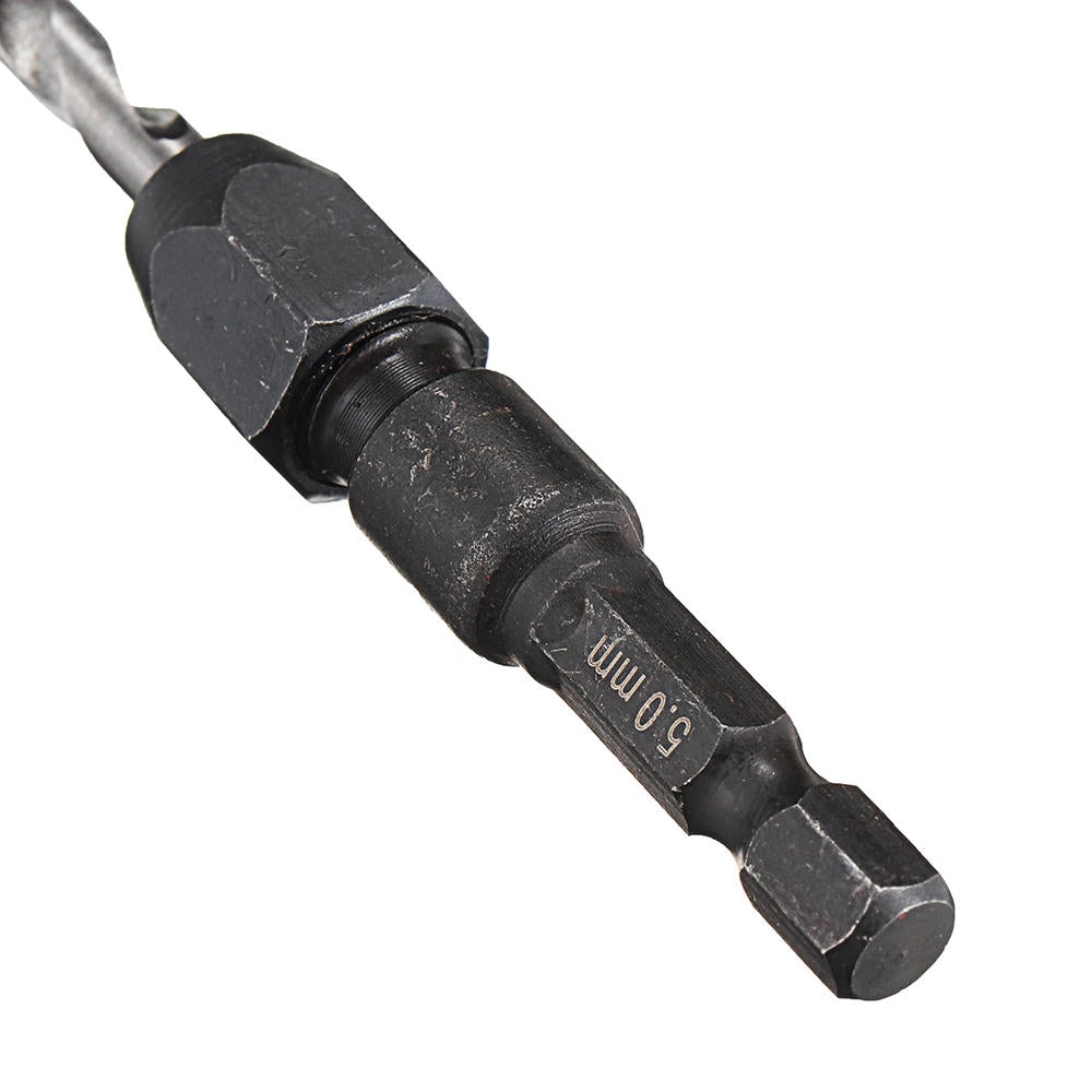 5Pcs 2-6mm Quick Change Twist Drill Bit Set Hex Shank HSS 2/3.2/4/5/6mm