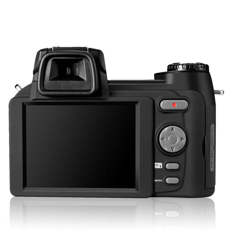 Digital Camera 33MP Auto Focus 24X Zoom HD 1080P Professional DSLR Camera Telephoto Lens Wide Angle Lens with Storage Bag Tripod Remote Control