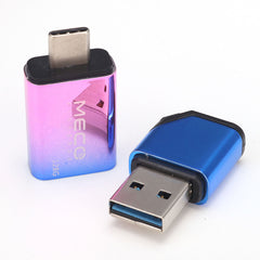 128G USB3.0 Flash Drive with Type-C Adapter 2-in-1 Memory Stick OTG USB Stick Pendrive 32G 64G Metal Thumb Drive